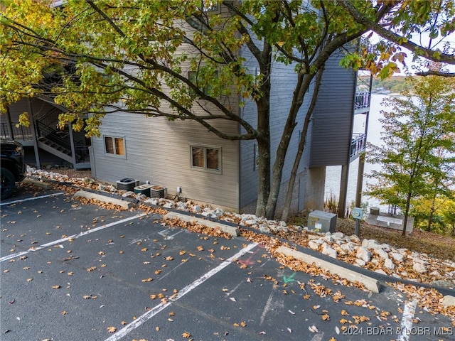 view of home's exterior featuring central AC unit