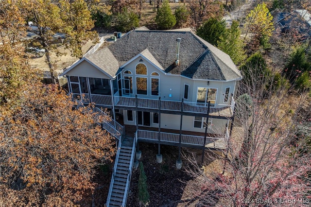 view of rear view of house