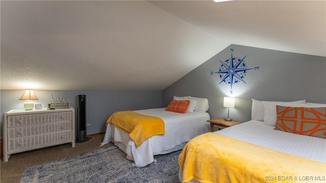 2500 Bay Point Ln Unit 645, Osage Beach, MO 65065 - carpeted bedroom with lofted ceiling