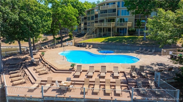2500 Bay Point Ln Unit 645, Osage Beach, MO 65065 - community pool with a patio