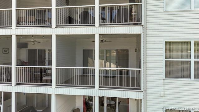 60 Knox Rd Unit Z204, Rocky Mount, MO 65072 - view of side of property featuring a balcony and ceiling fan