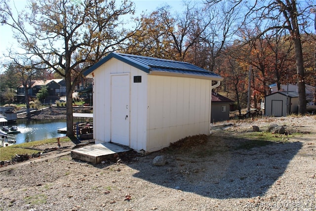 view of outdoor structure