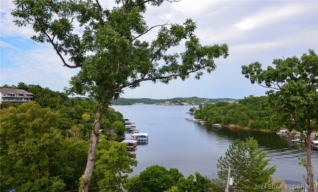 LOT1014 Enclaves Ln, Lake Ozark, MO 65049 - water view featuring a boat dock