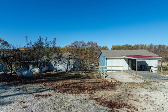 view of front of home