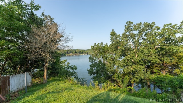 view of water feature