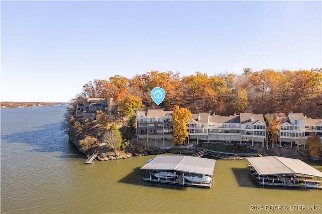 6005 Baydy Peak Rd Unit 102, Osage Beach, MO 65065 - aerial view of a large body of water