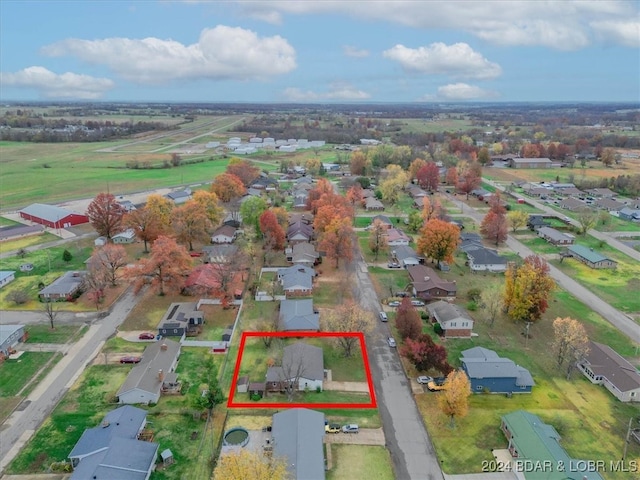 drone / aerial view featuring a residential view