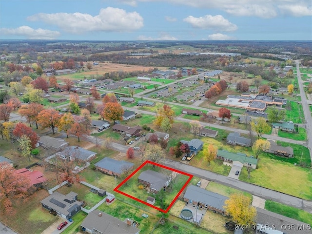 drone / aerial view featuring a residential view