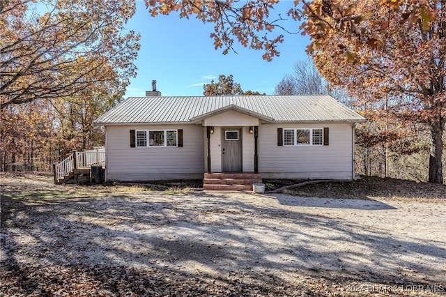 view of ranch-style house