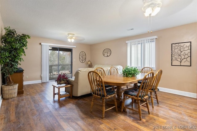 dining room featuring hardwood / wood-style floors