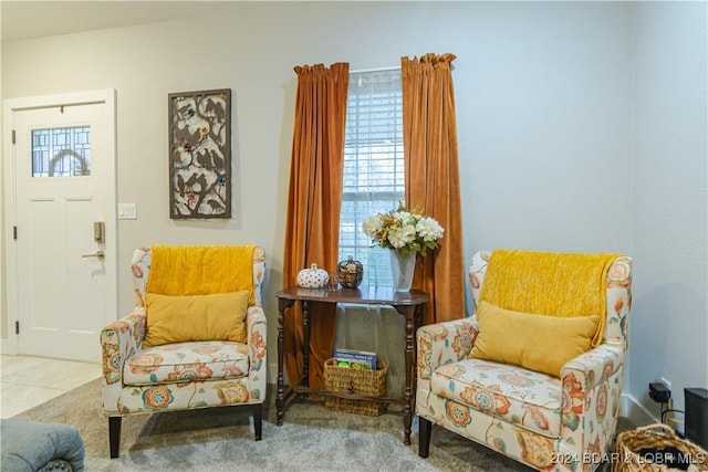view of sitting room