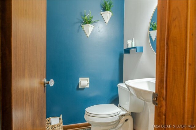 bathroom with toilet