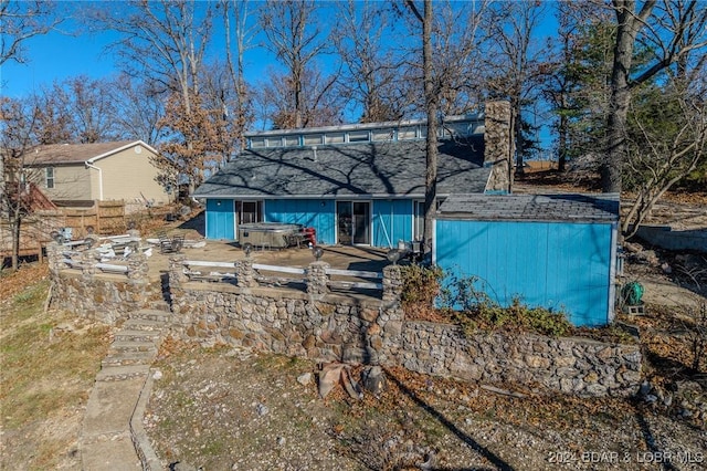 view of rear view of house