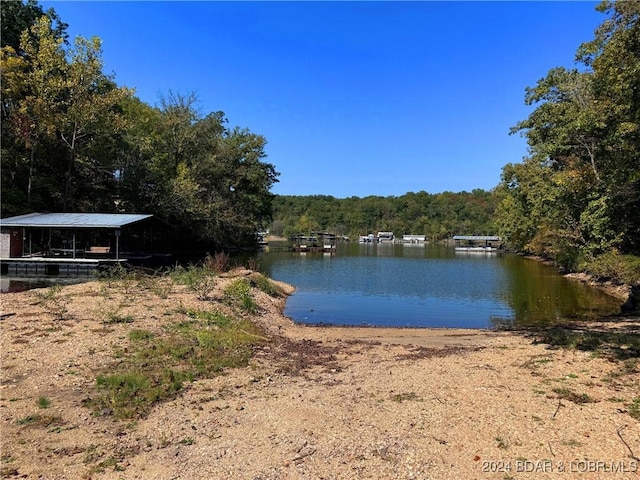 property view of water