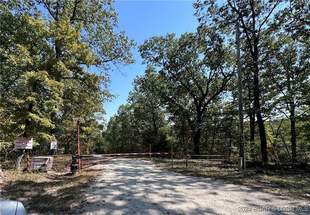 view of road