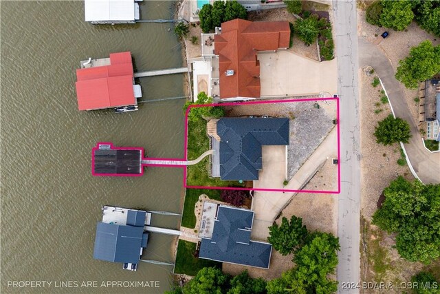 825 Grand View Dr, Porto Cima, MO 65079 - view of property location with property boundaries highlighted