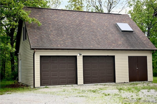 26 Gap Rd, Tunas, MO 65764 - view of detached garage