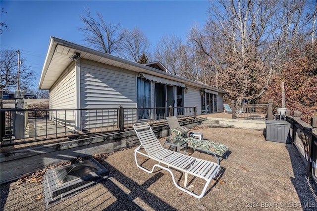 back of house featuring a patio area