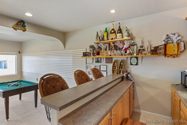 bar with pool table