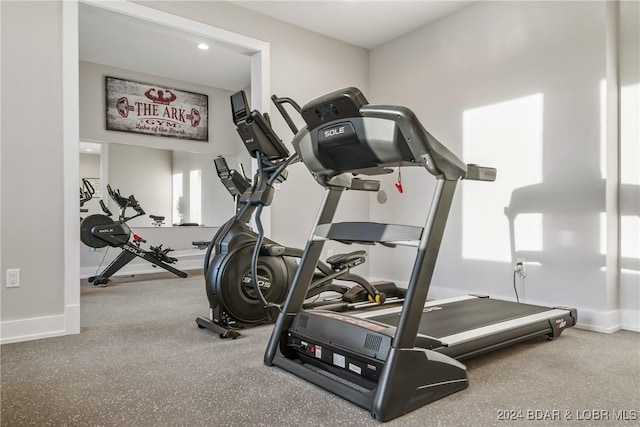 view of exercise room