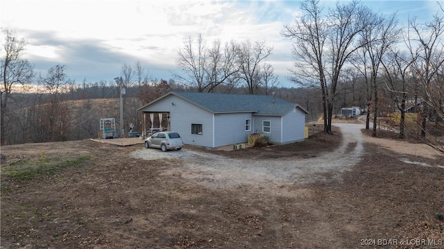 view of rear view of house