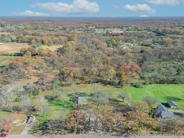 drone / aerial view featuring a rural view