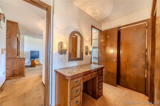 bathroom featuring a textured ceiling