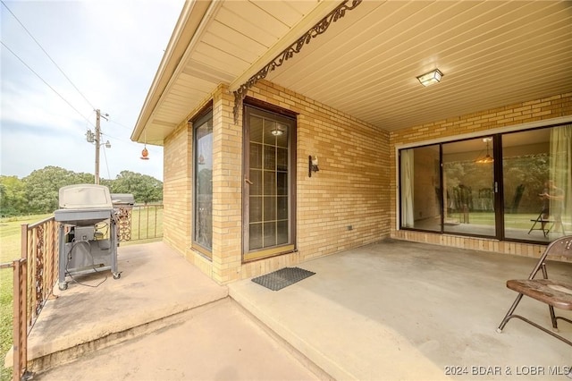 view of patio / terrace with grilling area