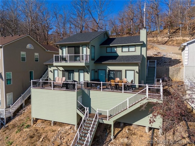 84 Keystone Estates Ln, Sunrise Beach, MO 65079 - view of rear view of house