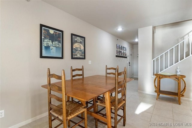 4800 Eagleview Dr Unit 241A, Osage Beach, MO 65065 - dining area with light tile patterned flooring and recessed lighting