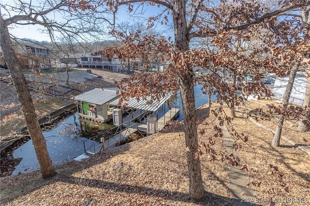 6455 Running Deer Dr, Osage Beach, MO 65065 - dock area with a residential view