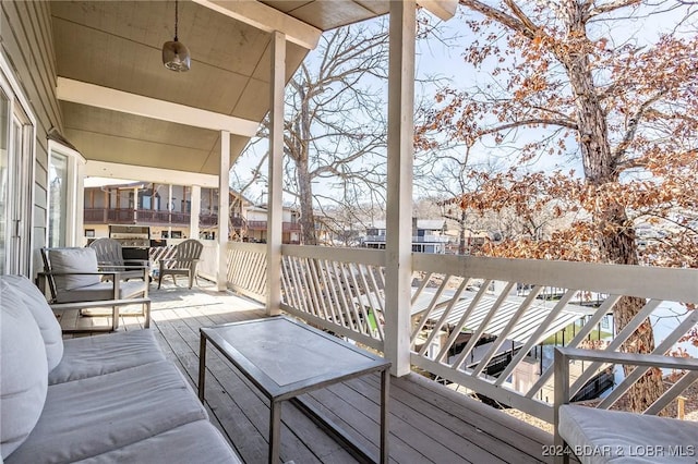 6455 Running Deer Dr, Osage Beach, MO 65065 - view of wooden deck
