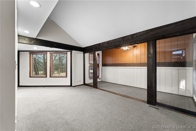 basement featuring carpet floors