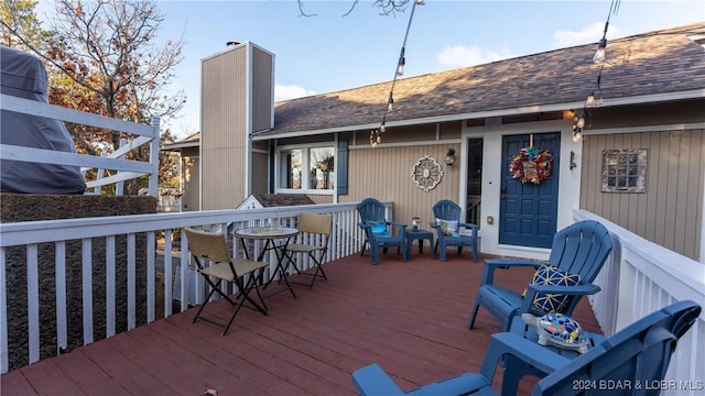 469 Staniel Cay Dr, Osage Beach, MO 65065 - view of wooden terrace
