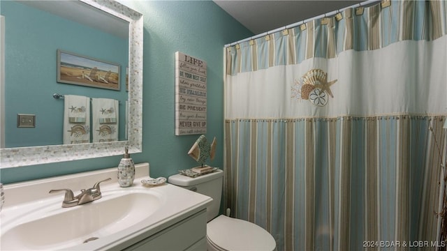 469 Staniel Cay Dr, Osage Beach, MO 65065 - bathroom with vanity and a shower with curtain