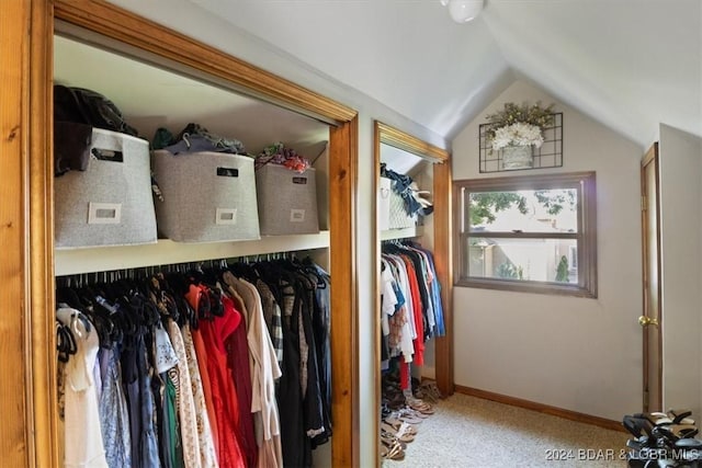 view of closet