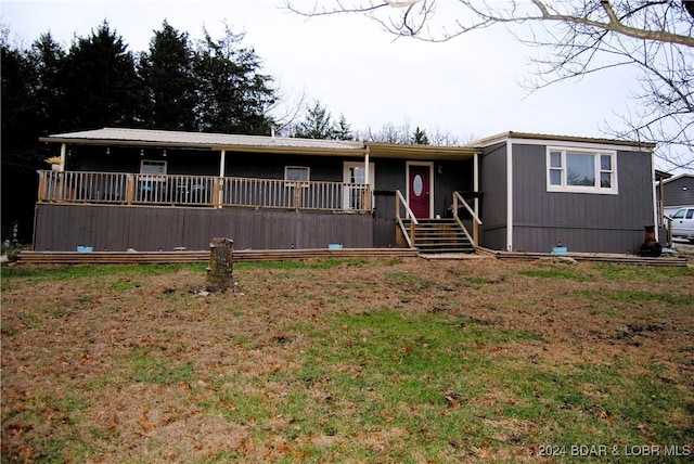 view of front of home