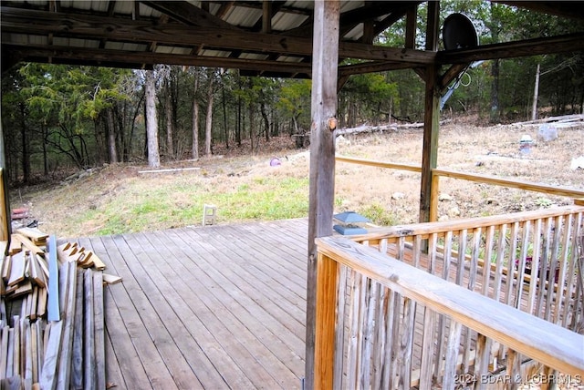 view of deck