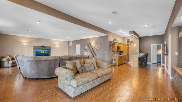 view of living room