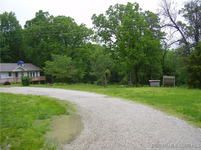 view of road