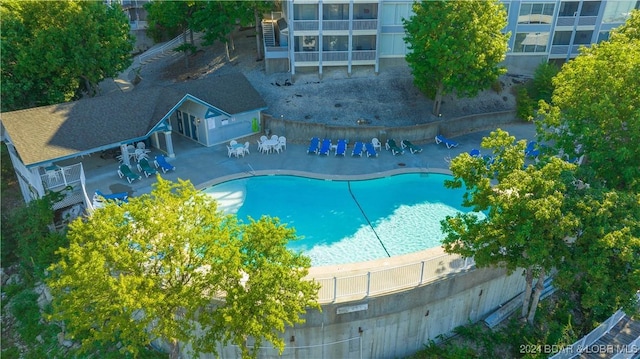 view of pool