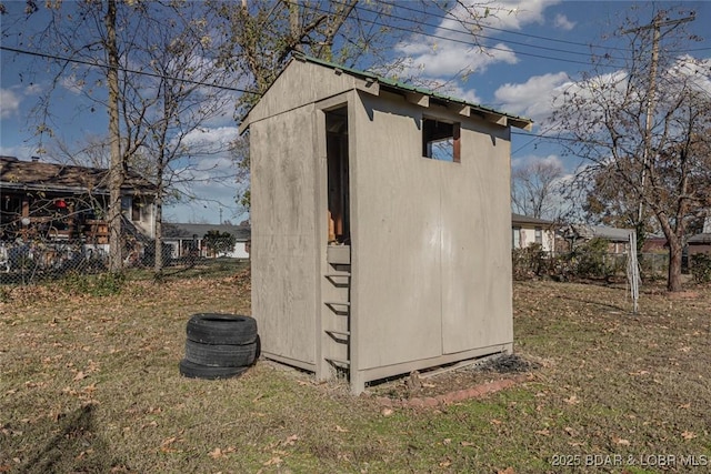 view of outbuilding