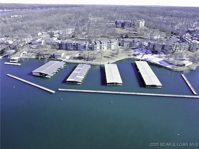 2500 Bay Point Ln Unit 234, Osage Beach, MO 65065 - aerial view featuring a water view