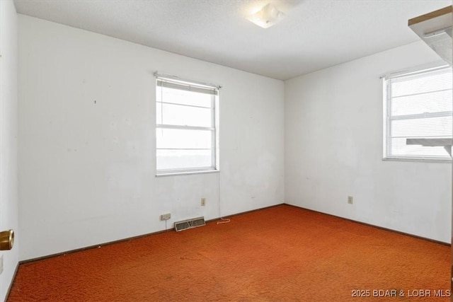 spare room featuring carpet floors