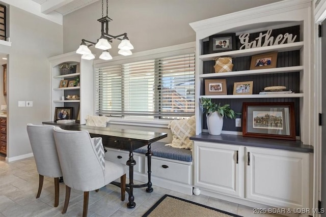 view of dining room