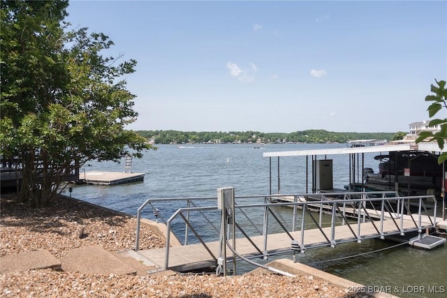 16 Hawk Harbor Ln Unit 2B, Lake Ozark, MO 65049 - dock area with a water view