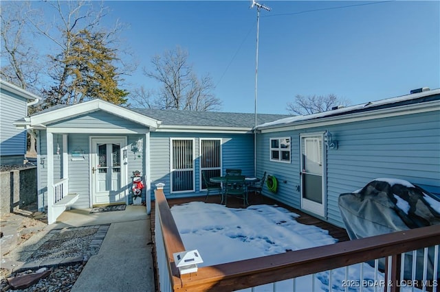 view of rear view of house