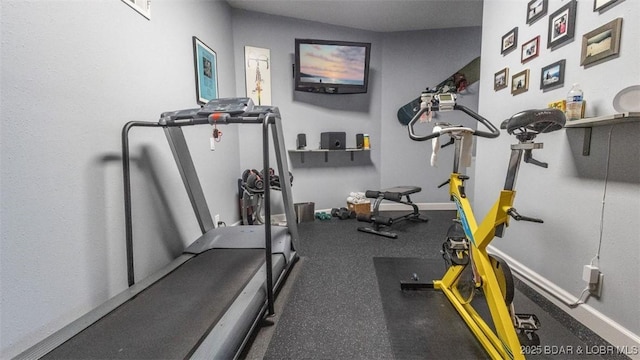 view of exercise room