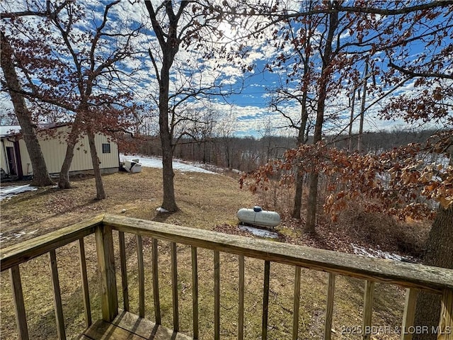 23731 Grant Rd, Barnett, MO 65011 - view of wooden terrace