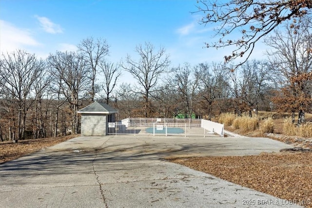 view of pool